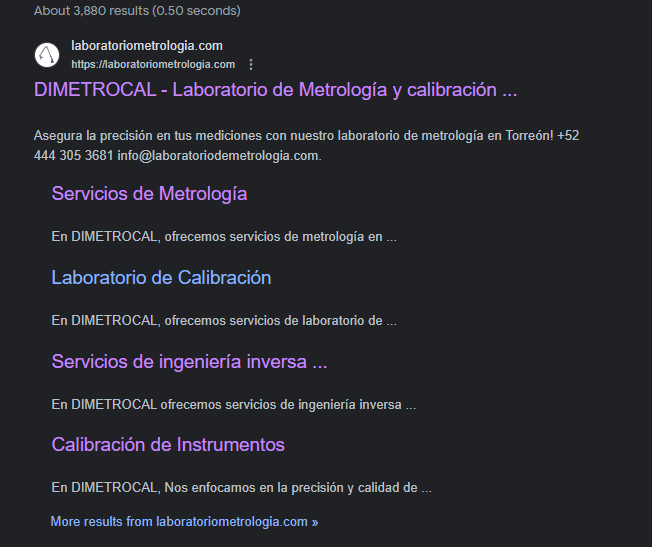 APARIENCIA EN RESULTADOS